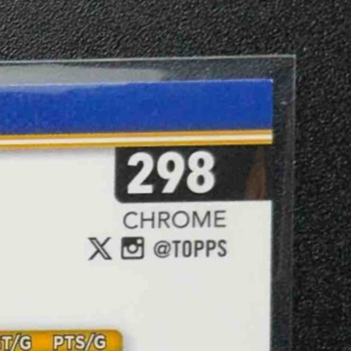 ALEX TOOHEY 2025-26 TOPPS CHROME #298 X-FRACTOR RC WARRIORS