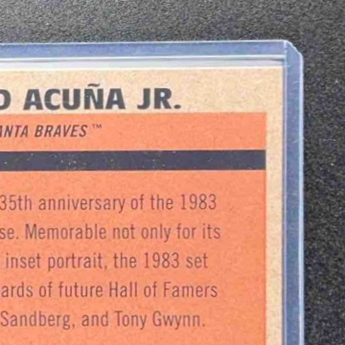 2018 TOPPS UPDATE RONALD ACUNA JR. SILVER PACK RC ROOKIE #101 BRAVES