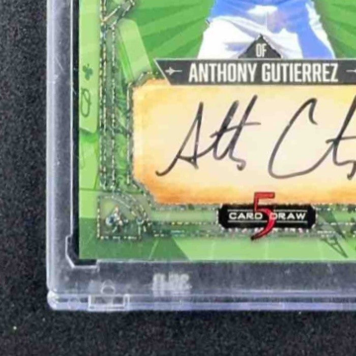 2023 Wild Card 5 Draw Anthony Gutierrez /3 Auto