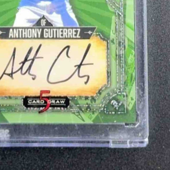2023 Wild Card 5 Draw Anthony Gutierrez /3 Auto