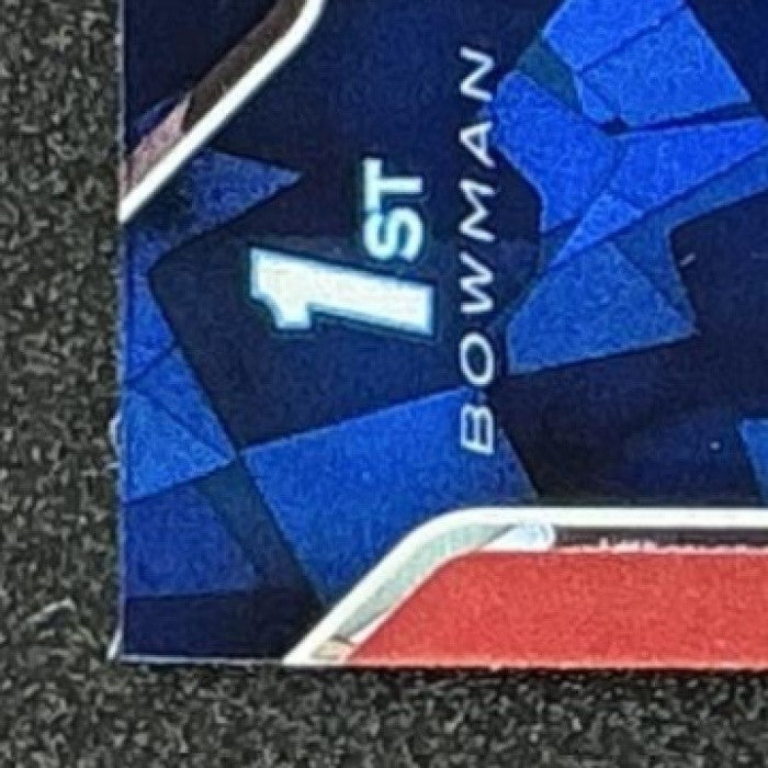 ISAIAH SATEGNA 2025 BOWMAN CHROME UNIVERSITY SAPPHIRE #48 1ST PROSPECT SOONERS