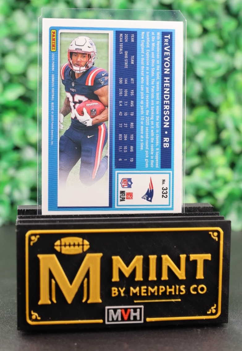 TreVeyon Henderson 2025 Panini Donruss Rated Rookie #248 RC