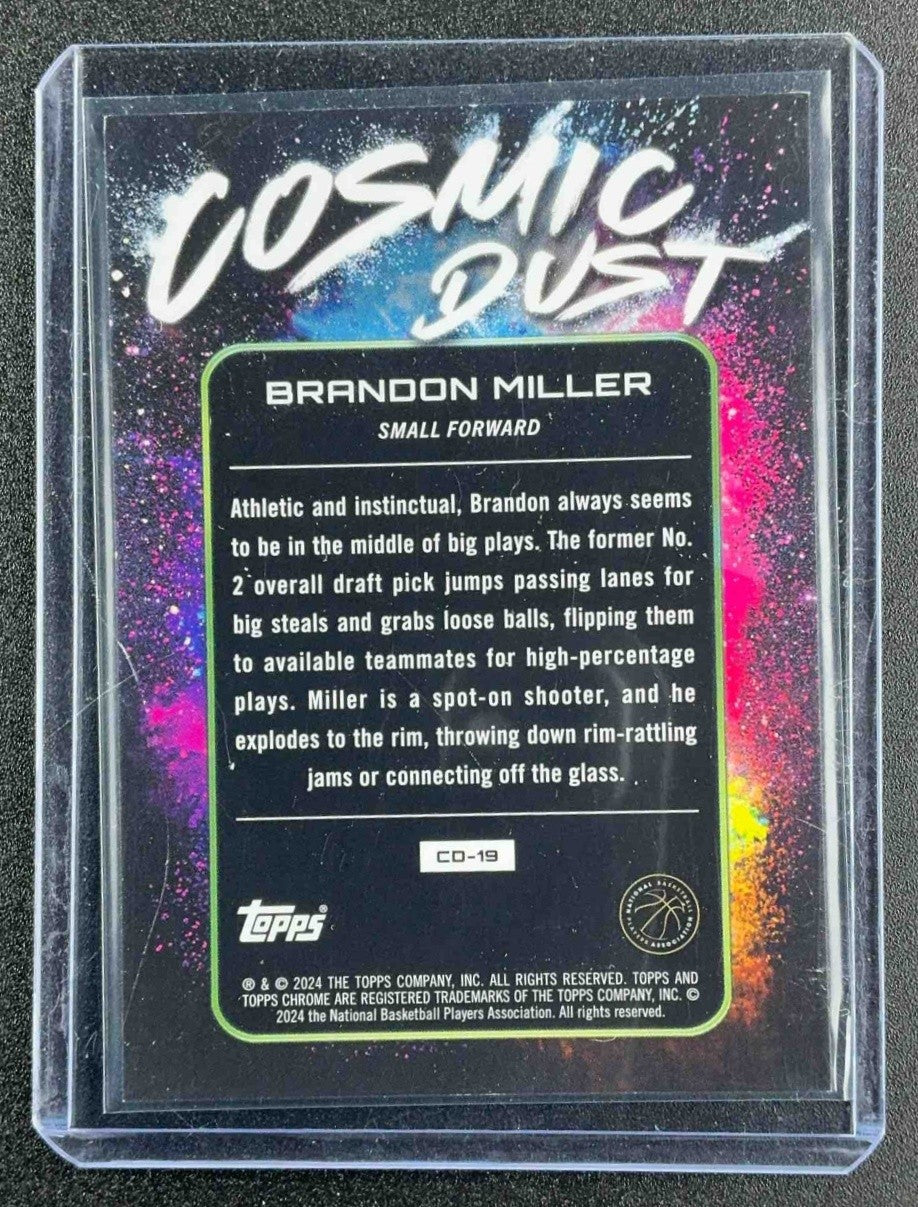 2023-24 Topps Cosmic - Cosmic Dust Case Hit - Brandon Miller RC #SSSP No. CD-10
