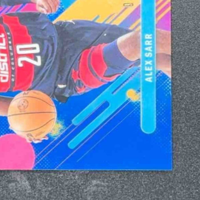ALEX SARR 2025-26 TOPPS FINEST #59 COMMON BLUE REFRACTOR 62/200 WIZARDS