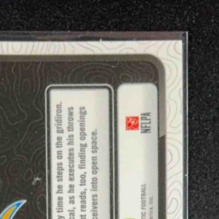 JUSTIN HERBERT 2025 PANINI DONRUSS OPTIC #10 PASSING GRADE CHARGERS
