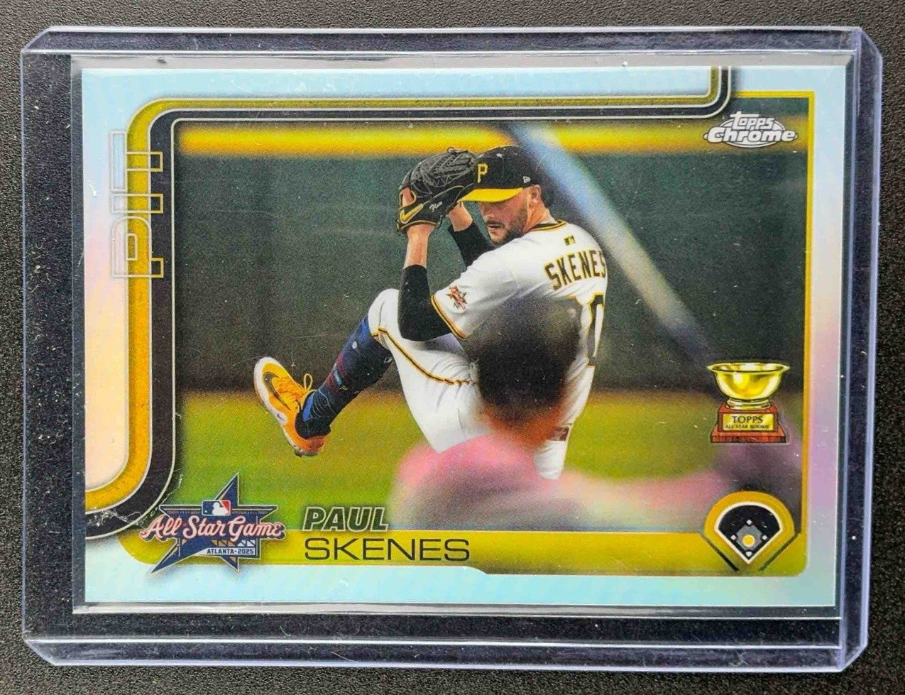 2025 Topps Chrome Update Paul Skenes #ASGC-44 All-Star Game Image Variation SSP