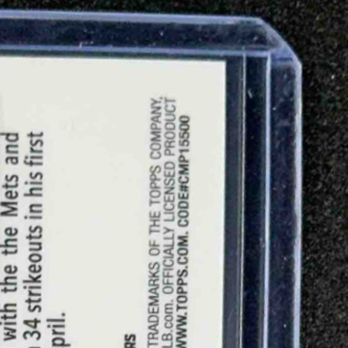 CLAY HOLMES 2025 TOPPS CHROME SAPPHIRE RED /5 NEW YORK METS SSP