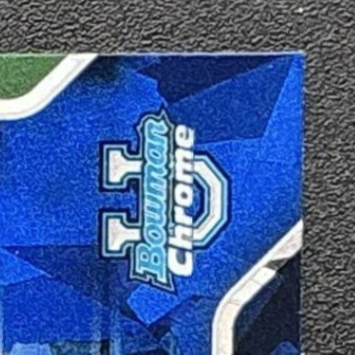 JUSTIN MARSHALL 2025 BOWMAN CHROME UNIVERSITY SAPPHIRE #135 1ST PROSPECT RAMS