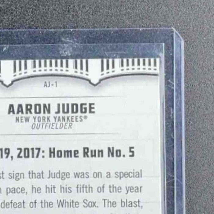 AARON JUDGE 2018 TOPPS #AJ-1 HIGHLIGHTS YANKEES