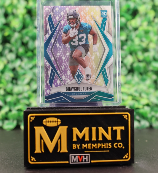 BHAYSHUL TUTEN 2025 PHOENIX #197 ROOKE RC SILVER PHOENIX PRIZM /149 JAGUARS