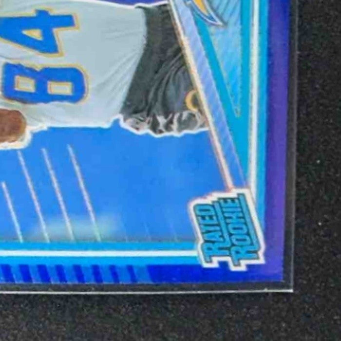 2025 Panini Donruss Optic KeAndre Lambert-Smith Rated Rookie Blue Hyper Prizm