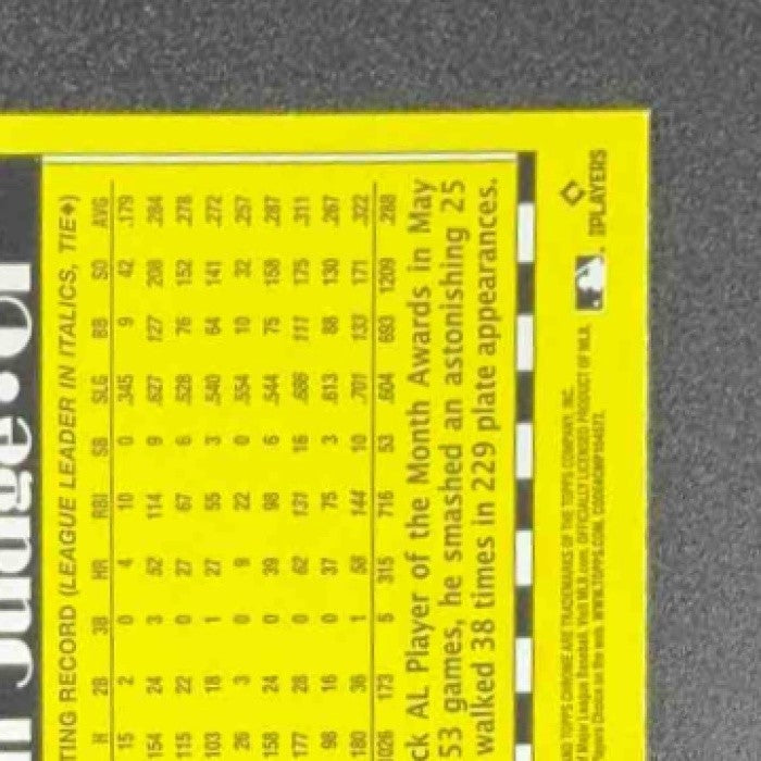 AARON JUDGE 2025 TOPPS CHROME #90CB-11 1990 BASEBALL YANKEES