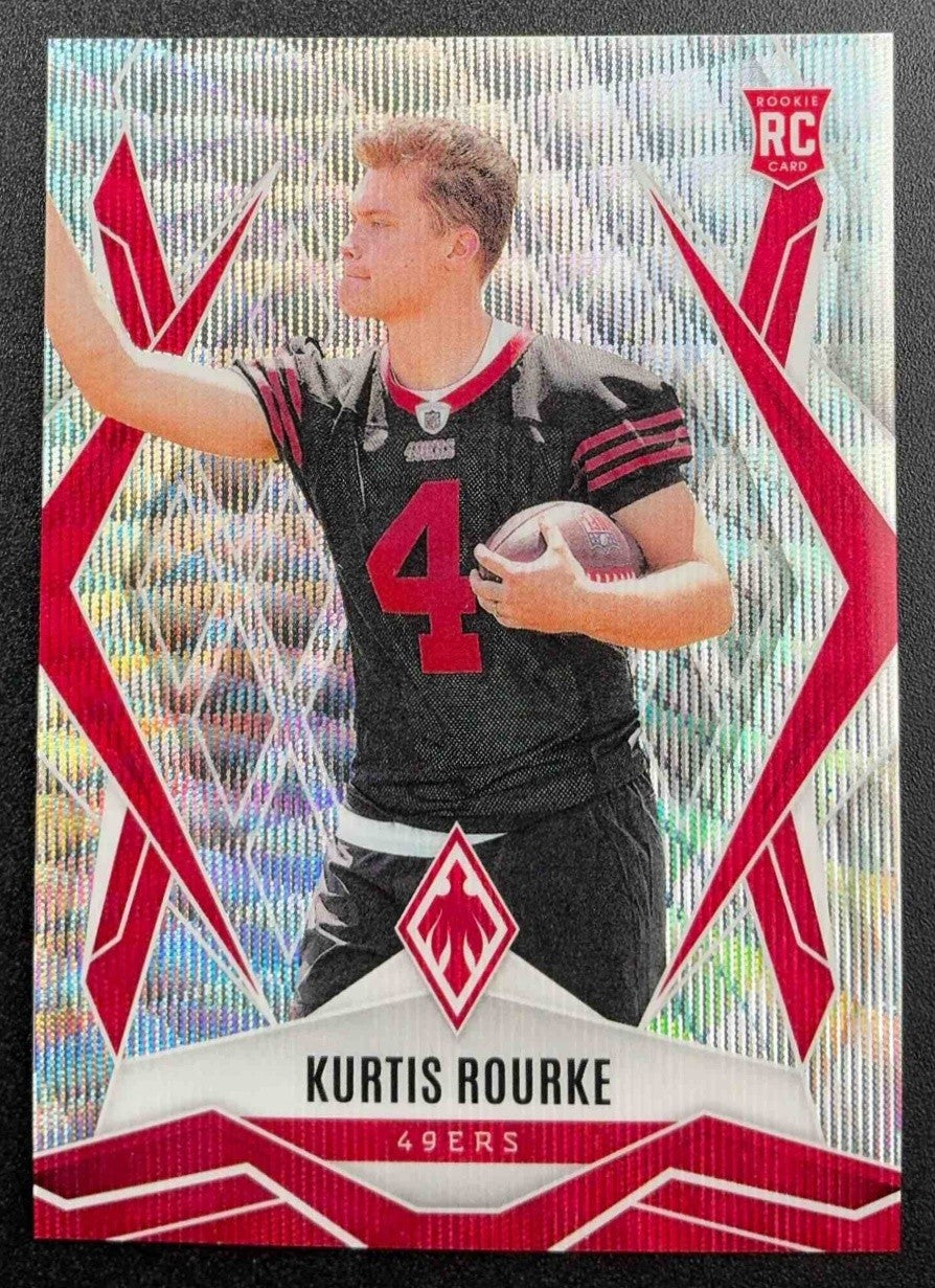 KURTIS ROURKE 2025 PANINI PHOENIX #199 WAVE 41/199 RC 49ERS