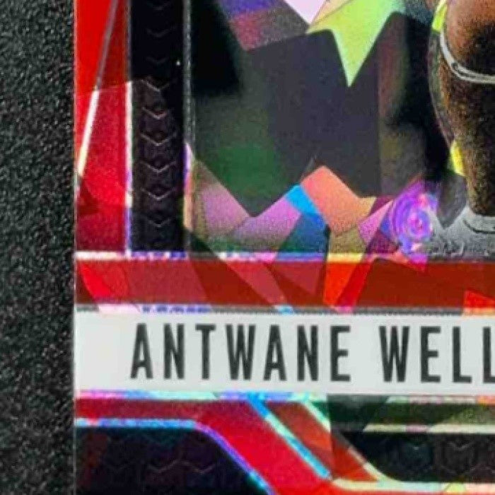 ANTWANE WELLS JR. 2025 PANINI PRIZM DRAFT PICKS #94 RED ICE RC REBELS
