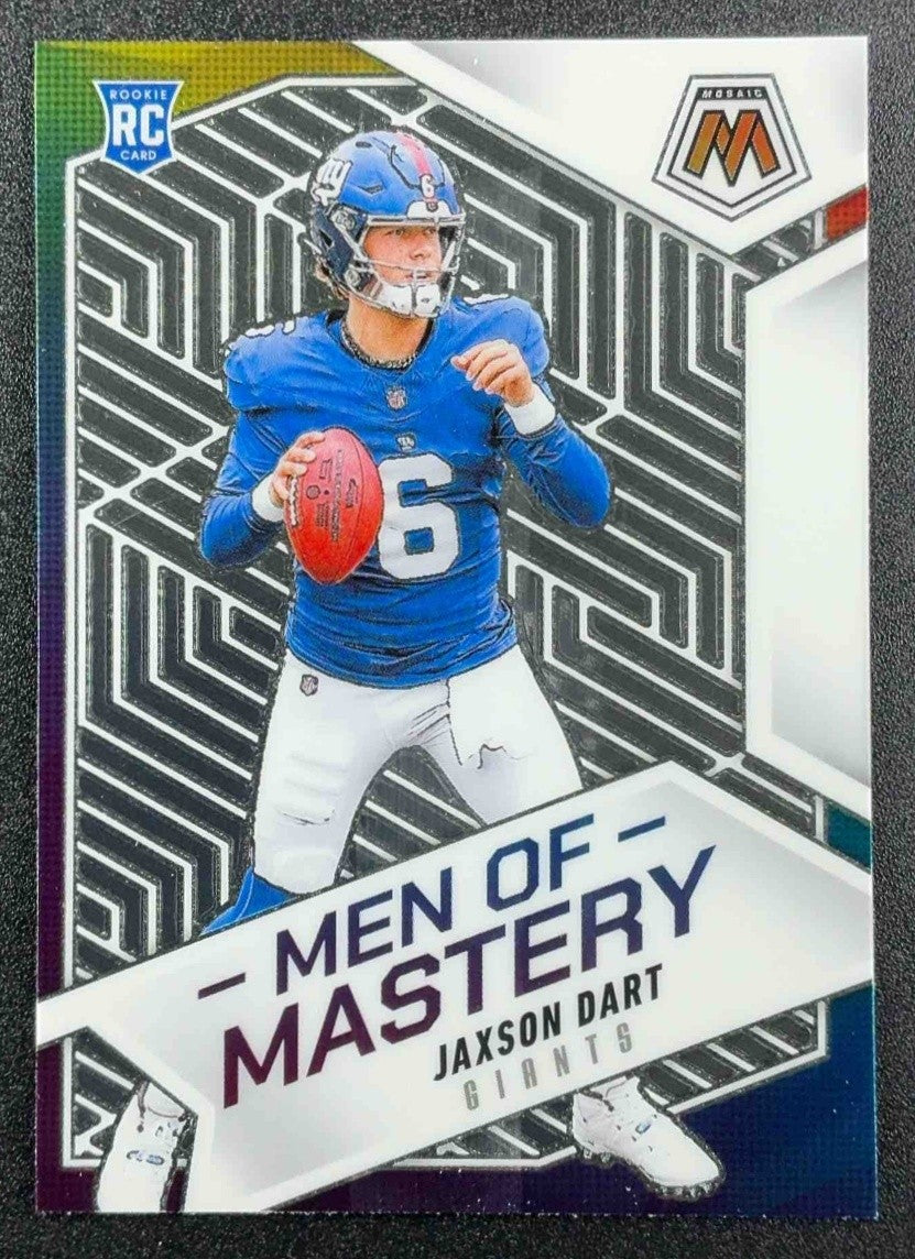 JAXSON DART 2025 PANINI MOSAIC #20 MEN OF MASTERY RC GIANTS