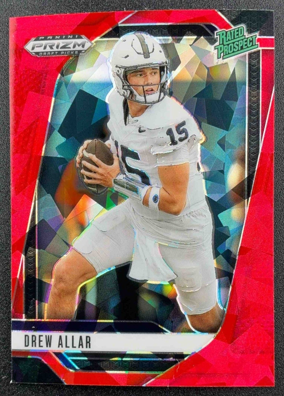 DREW ALLAR 2025 PANINI PRIZM DRAFT PICKS #103 RED ICE RC NITTANY LIONS