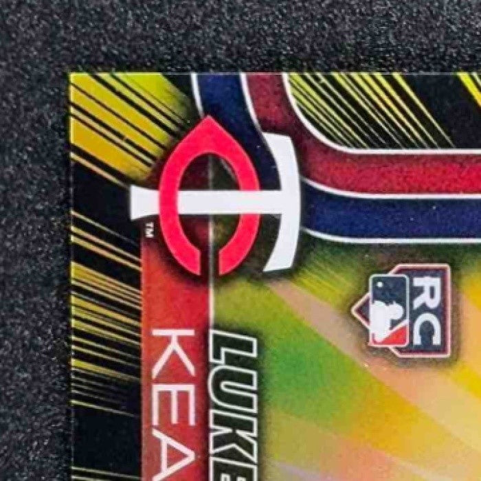 LUKE KEASCHALL 2025 TOPPS CHROME UPDATE #RR-36 RADIATING ROOKIE SP RC TWINS