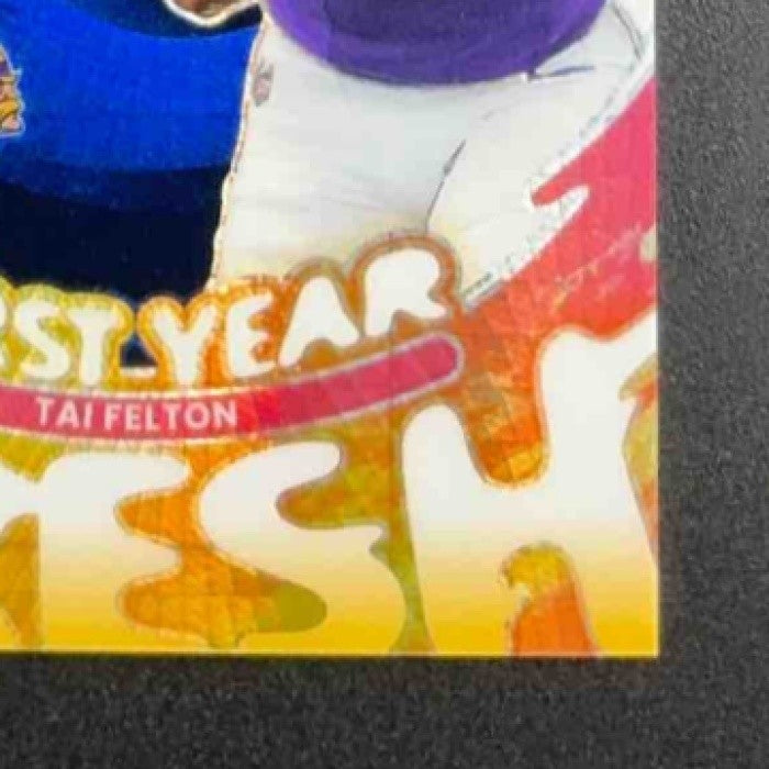 2025 PANINI DONRUSS OPTIC TAI FELTON FIRST YEAR FRESH BLUE HYPER PRIZM RC