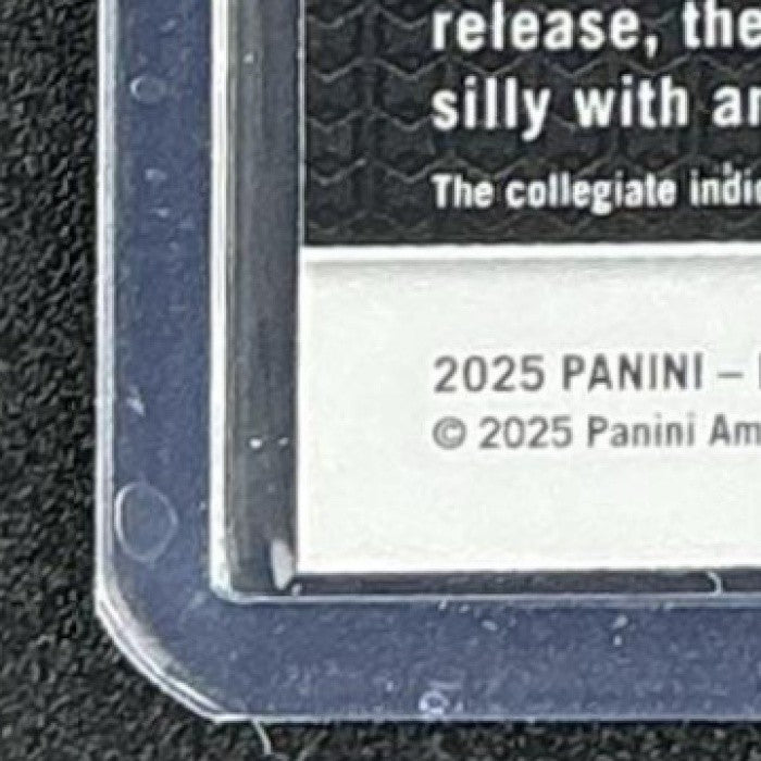 TEZ JOHNSON 2025 PANINI PRIZM DRAFT PICKS #101 RUBY WAVE RC DUCKS