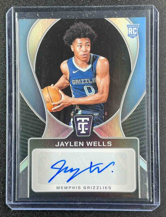 2024 Panini Totally Certified Jaylen Wells #TCS-WEL Signatures RC Auto