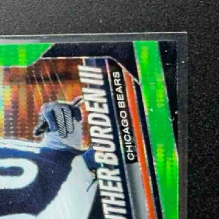 LUTHER BURDEN III 2025 PANINI PRIZM #331 NEON GREEN PULSAR RC BEARS