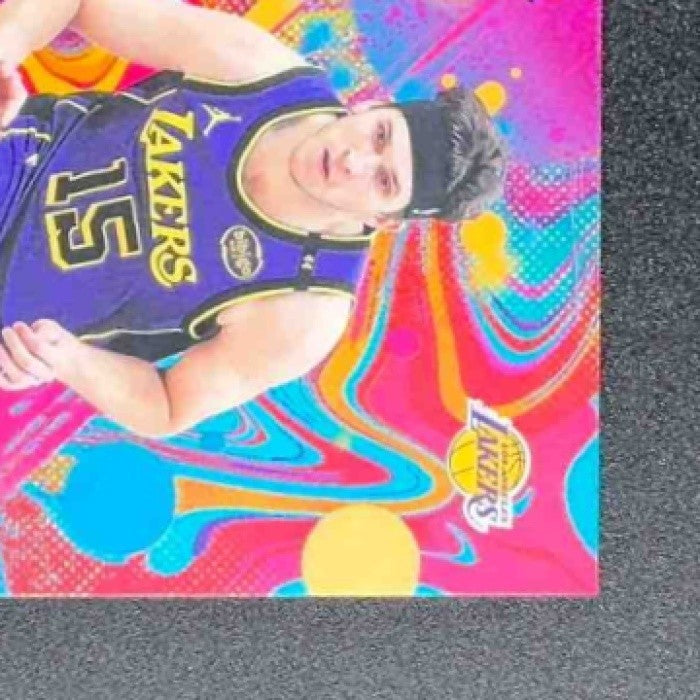 AUSTIN REAVES 2025-26 TOPPS FINEST #80 COMMON OIL SPILL REFRACTOR LAKERS