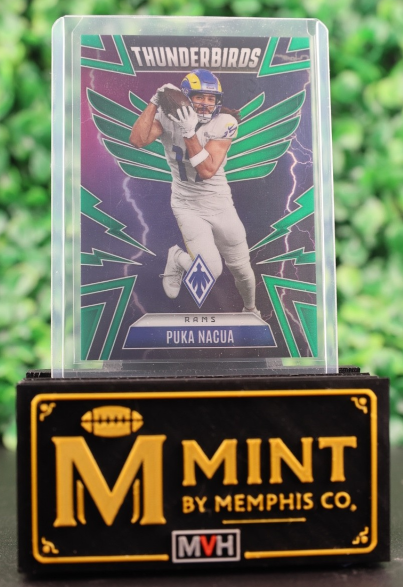 PUKA NACUA 2025 PANINI PHOENIX THUNDERBIRDS #30 GREEN /99 RAMS