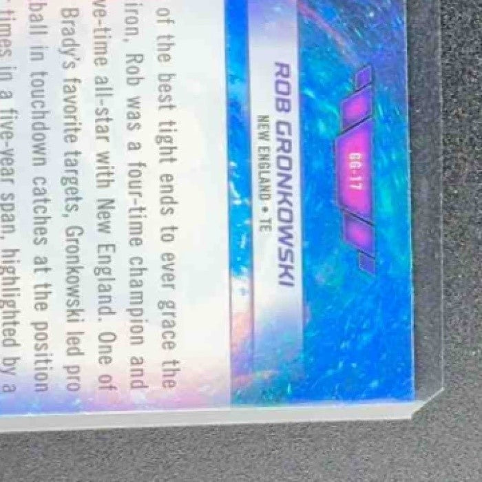 ROB GRONKOWSKI 2024 TOPPS COSMIC CHROME #GG-17 GALAXY GREATS PATRIOTS