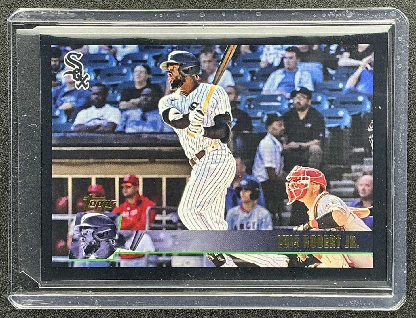 LUIS ROBERT JR. 2025 TOPPS ARCHIVES #146 1996 DESIGN BLACK FOILBOARD WHITE SOX