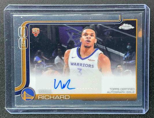 WILL RICHARD 2025-26 TOPPS CHROME #TCAR-WIR ROOKIE AUTO RC WARRIORS