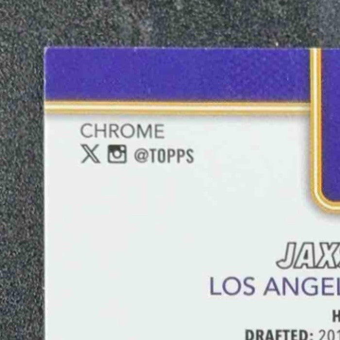 JAXSON HAYES 2025-26 TOPPS CHROME #125 MAGENTA REFRACTOR 51/399 LAKERS