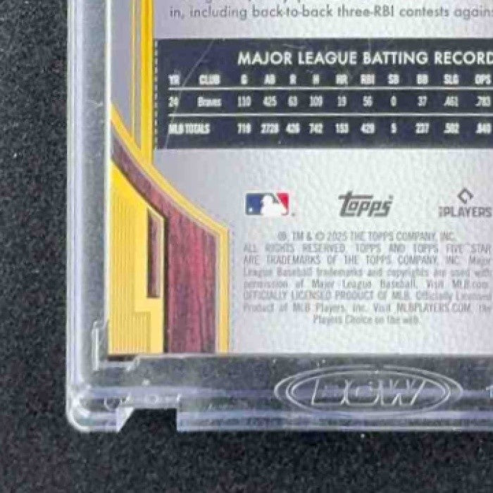 AUSTIN RILEY 2025 TOPPS FIVE STAR #74 15/50 BRAVES