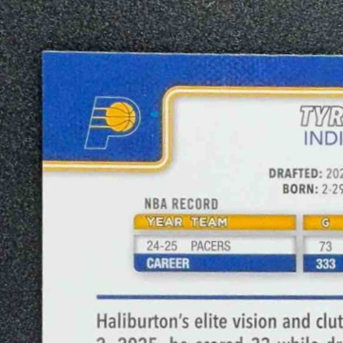 TYRESE HALIBURTON 2025-26 TOPPS CHROME #3 BASKETBALL REFRACTOR PACERS