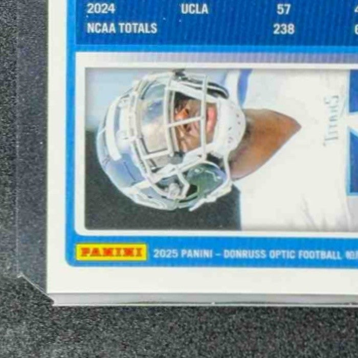 2025 Panini Donruss Optic Oluwafemi Oladejo #280 Rated Rookie Blue Hyper Prizm