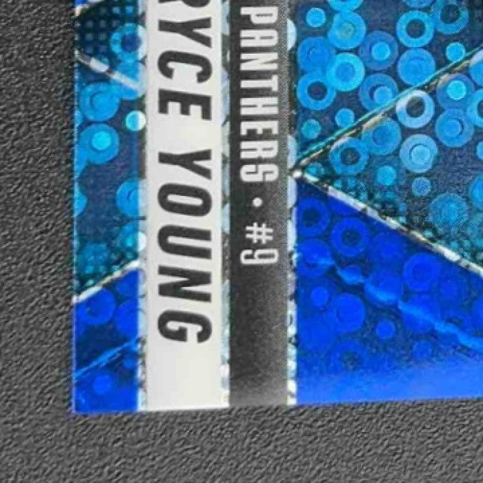 2025 Panini Mosaic Bryce Young #269 International Games No Huddle Blue Prizm /99