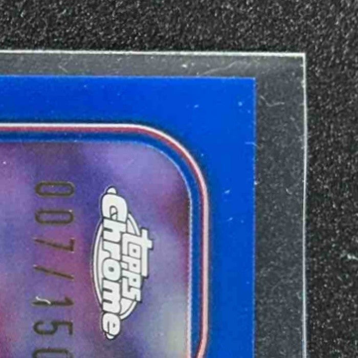 JASON SEHORN 2024 TOPPS CHROME AUTO BLUE REFRACTOR COLOR MATCH /150 GIANTS