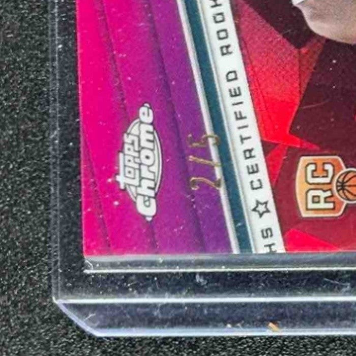 2023 TOPPS CHROME SIDY CISSOKO #CRA-SC ROOKIE AUTO RED ICE REFRACTOR /5 RC