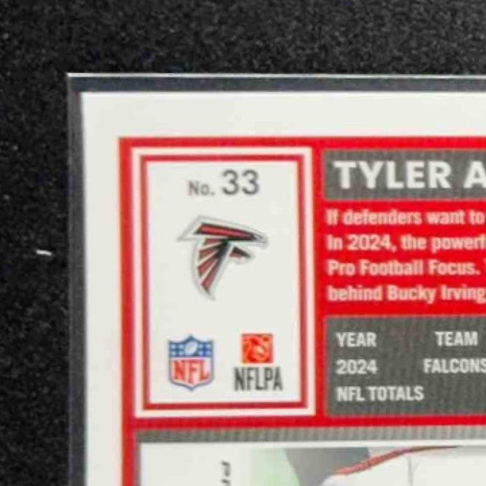 TYLER ALLGEIER 2025 PANINI DONRUSS OPTIC #33 ROCKET PRIZM FALCONS