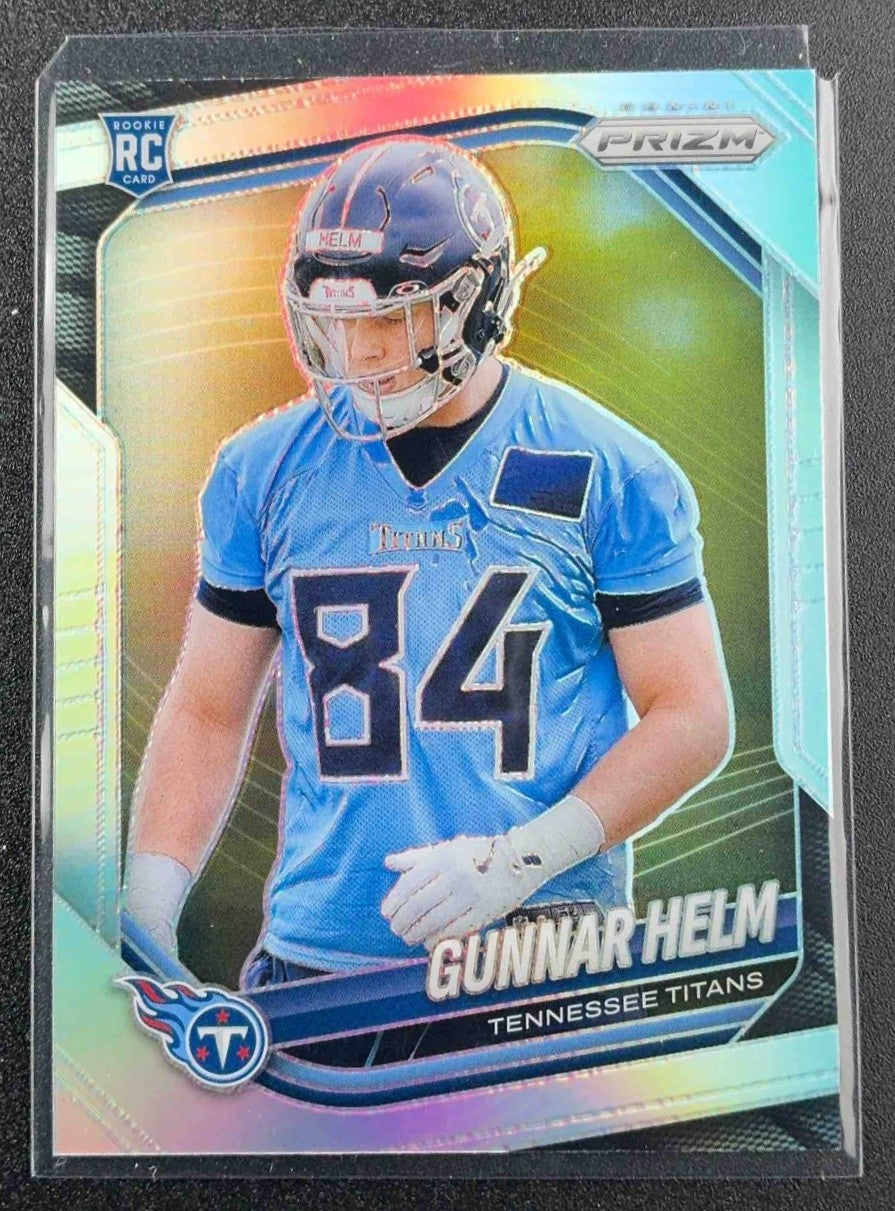 GUNNAR HELM 2025 PANINI PRIZM #359 SILVER RC TITANS