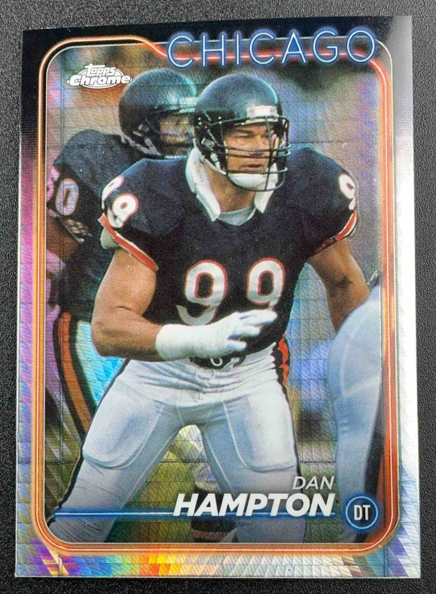 DAN HAMPTON 2024 TOPPS CHROME #22 PRISM REFRACTOR BEARS