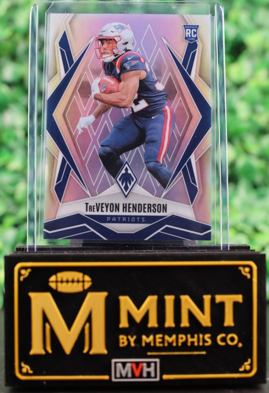 TREVEYON HENDERSON 2025 PANINI PHOENIX - ROOKIE #187 SILVER (RC) PATRIOTS