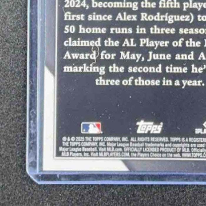 AARON JUDGE 2025 TOPPS #ATT-1 2024 ALL TEAM YANKEES