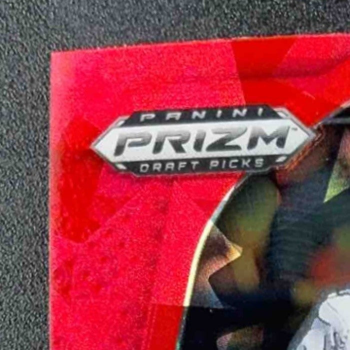 RILEY LEONARD 2025 PANINI PRIZM DRAFT PICKS #76 RED ICE RC FIGHTING IRISH