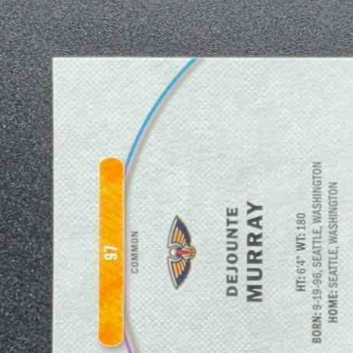 DEJOUNTE MURRAY 2025-26 TOPPS FINEST #97 COMMON OIL SPILL REFRACTOR PELICANS