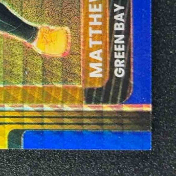 2025 Panini Donruss Optic Matthew Golden #DTBH-MGN Threads Blue Hyper Prizm RC