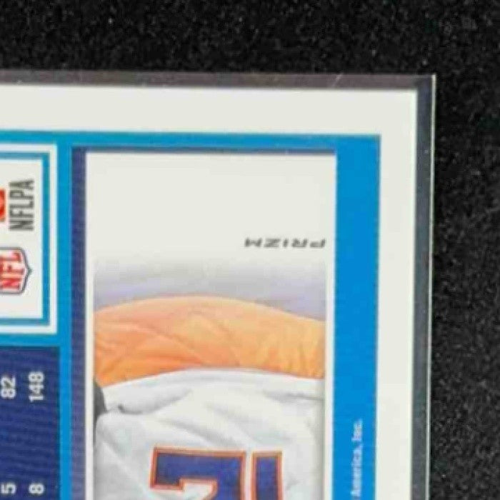 2025 Panini Donruss Optic Jahdae Barron #207 Rated Rookie Blue Hyper Prizm