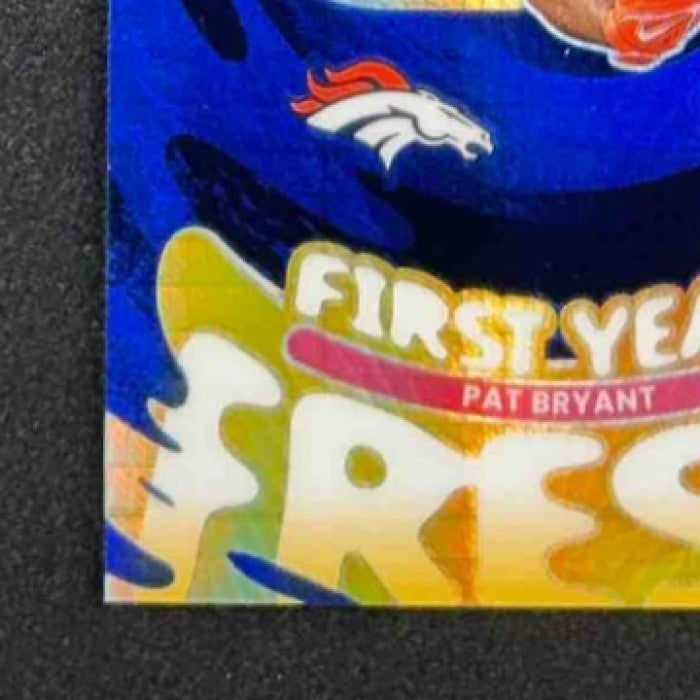 2025 Panini Donruss Optic Pat Bryant First Year Fresh Blue Hyper Prizm RC