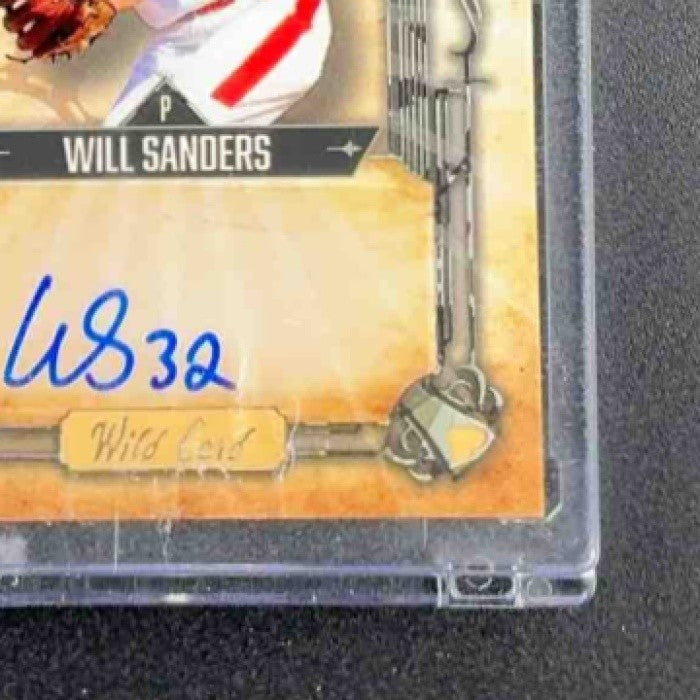 2023 Wild Card 5 Card Draw Auto Will Sanders RC 1/1