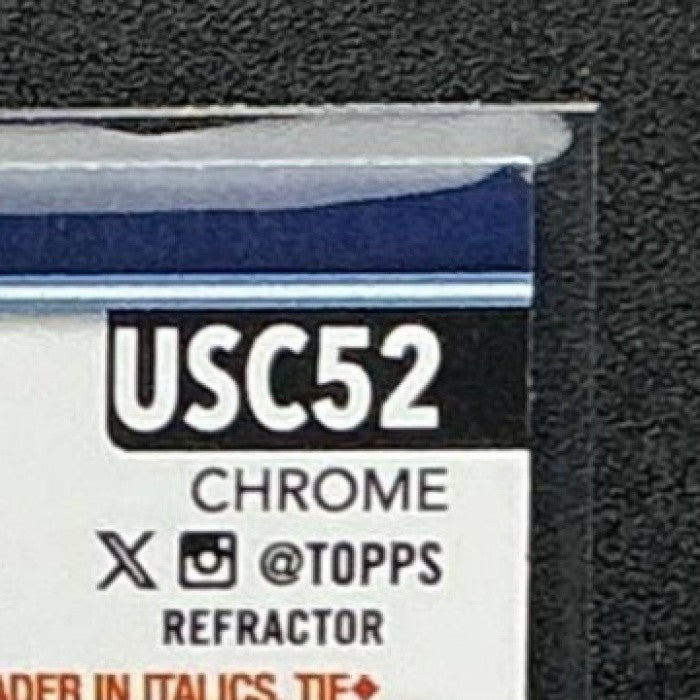 SHANE BIEBER 2025 TOPPS CHROME UPDATE #USC52 REFRACTOR BLUE JAYS