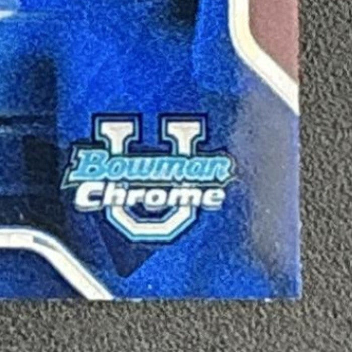 JOE LABAS 2025 BOWMAN CHROME UNIVERSITY SAPPHIRE #22 1ST PROSPECT CHIPPEWAS